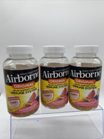 (3) Airborne Vitamin C Gummies, Assorted Fruit, 750mg, 63Ct 10/21