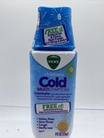 Vicks Childrens Orange Flavor Cold Multi Symptom Syrup Net Wt 6 Fl Oz 10/21
