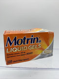 Motrin IB Pain Reliever & Fever Reducer Liquid Gel Capsules 120 Count 12/21