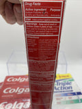 (12) Colgate Triple Action￼ Original Mint Toothpaste 6oz Per Tube 4xValue Pack