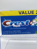 Crest complete plus + deep clean effervescent mint Toothpaste ￼5.4oz 10/23