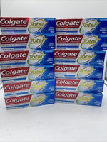 (12) Colgate Total SF Toothpaste Daily Repair Gum Teeth whiten Tarter 3.4oz 8/22