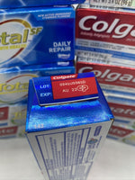 (12) Colgate Total SF Toothpaste Daily Repair Gum Teeth whiten Tarter 3.4oz 8/22