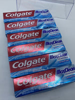 (6) Colgate MaxClean Whitening Smart Foam Toothpaste Effervescent Mint 6.0oz