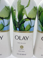 (3) Olay Deep Sea Kelp Cleansing Infusion Hydrating Glow Body Wash22 fl oz