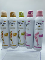 (5) DOVE Body Wash & Shave Mousse Argan Oil & Rose Oil Coconut 10.3 oz ea