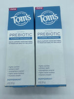(7) Tom’s Of Maine Prebiotic Toothpaste in Peppermint Fluoride Healthy Gums 4oz