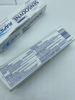 (3) Sensodyne Rapid Relief Sensitivity Toothpaste Whitening 3.4 oz 4/22