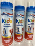 (6) Aquafresh Kids Cavity Protection Bubble Mint Fluoride Toothpaste 4.6oz Stand