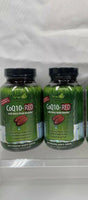 (2) Irwin Naturals CoQ10 RED Nitric Oxide Booster heart health 60 SoftGels 9/21+