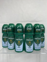 (6) ROLL-ON Mitchum Men Antiperspirant / Deodorant UNSCENTED GEL 3.4oz