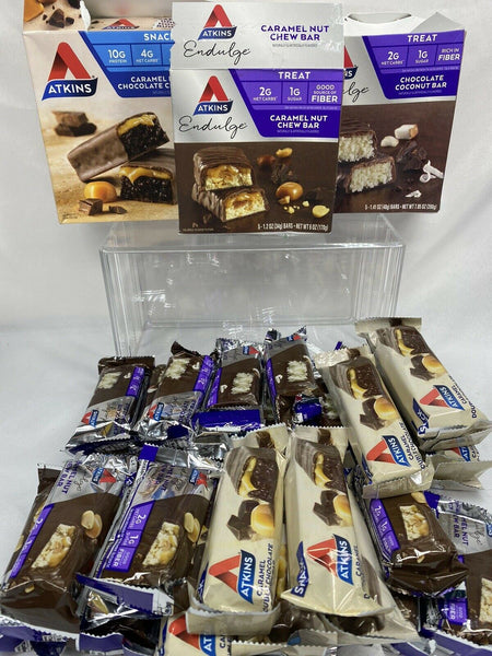 Atkins Advantage Bar Caramel Double Chocolate Crunch - 5 Bars