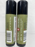 (2) Duke Cannon Balm Tactical Lip Protectant 15 SPF 0.56oz Repair BUY MORE SAVE!
