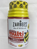 Zarbee's Children's Multivitamin + Iron 90 Gummies Fruit Flavors 12/21