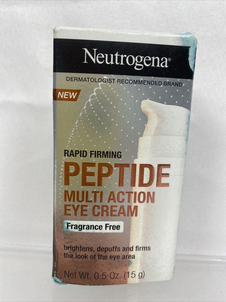 Neutrogena Rapid Firming Peptide Multi Action Eye Creme Fragrance Free BOX Damag