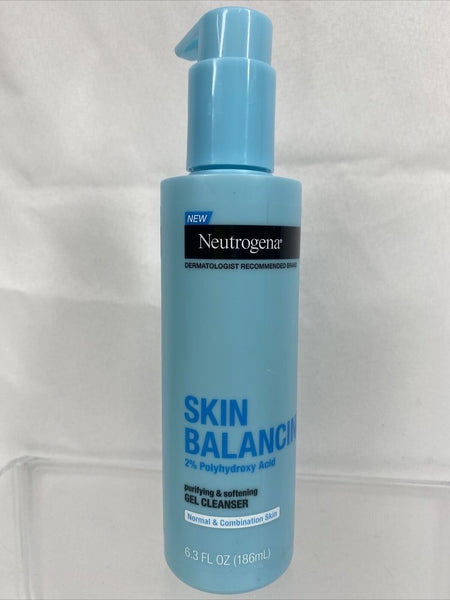 Neutrogena Balancing Gel Face Cleanser NORMAL TO COMBINATION Purifying 6.3 fl oz