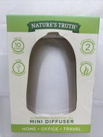 Nature’s Truth Ultrasonic Essential Oil Mini Diffuser Home Office Travel 10hr