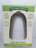 Nature’s Truth Ultrasonic Essential Oil Mini Diffuser Home Office Travel 10hr