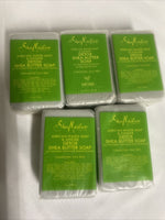 (5) Shea Moisture African Water Mint & Ginger Detox Shea Butter Soap 8oz