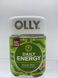 Olly Daily Energy Gummies Steady Flow Energy B12 CoQ10 Goji Berry 60 Ct 10-21