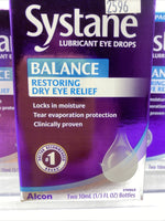 (3) Systane Balance Lubricant Eye Drops 10ml 2 Pack Each 10-21 Twin