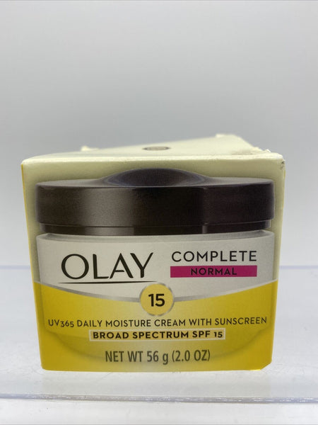 Olay Complete All Day Moisture Creme Sunscreen Broad Spectrum SPF15 2.0 oz 11/21