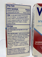 (3) Visine Red Eye Hydrating Comfort Redness Relief Lubricant Drops .5oz10-21