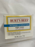 Burt's Bees Intense Hydration Night Creme Moisturizer 1.8 oz HARD TO FIND RARE