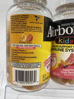 (6) Airborne KIDS Immune Gummies  Fruit Vitamin C 63 each +21  252 Ttl 12/21