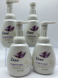 (4) Dove Foaming Hand Wash Body Lavender & Yogurt Effectively Nourishing 10.1oz