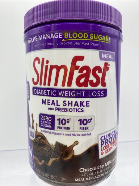 SlimFast Weight Loss Chocolate Milkshake Protein Meal Low Carb Sugar 12.8z 11/21
