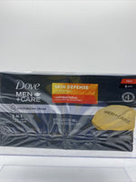DOVE MEN + CARE SkinDefense Shave Hydrating Antibacterial Body Soap Bars 6 Pack