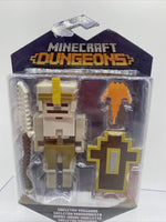 Minecraft Dungeons Skeleton Vanguard 3.25" Action Figure Mattel Mojang