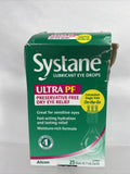 Systane Ultra PF Lubricant Eye Drops - 25 Vials .10/22