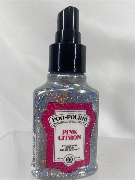 Poo Pourri Before-You-Go Pink Citron Toilet 100 Spray Strawberry Candy ￼ 2oz