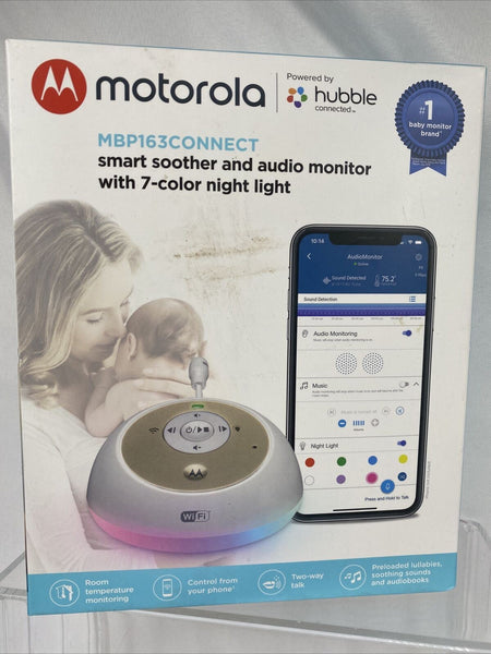 Motorola WiFi Baby Monitor Night Light 2Way Connect w/ SmartPhone Soothin Tunes