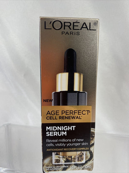 L'Oreal Paris Age Perfect Cell Wrinkle￼ Renewal Midnight Serum 1 fl oz