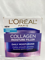 L'Oreal Paris Collagen Moisture filler Daily moisturizer Fragrance-Free 1.7 oz