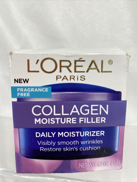L'Oreal Paris Collagen Moisture filler Daily moisturizer Fragrance-Free 1.7 oz