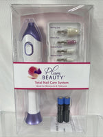 Plum Beauty Complete Nail Care System Battery Operated w/ 5 Attachments Manic