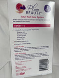 Plum Beauty Complete Nail Care System Battery Operated w/ 5 Attachments Manic
