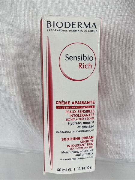 Bioderma SENSIBIO RICH  SOOTHING CREME sensitive Moisturizer￼ Intolerant 1.33oz