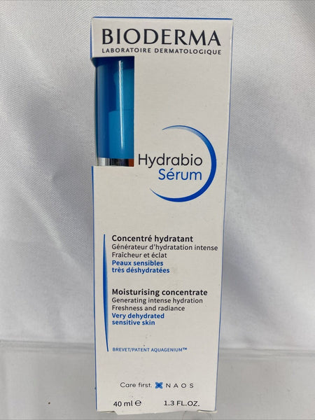 Bioderma Hydrabio Serum 1.3oz 40 ml. Facial Serum Moisturizer Concentrat￼￼￼e