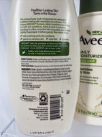(3) Aveeno Active Naturals Daily Moisturizing Nourishing Oatmeal body wash 12oz