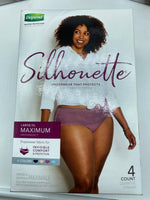 Depend Silhouette Incontinence Underwear Women Maxium YOU CHOOSE SIZE 4 colors