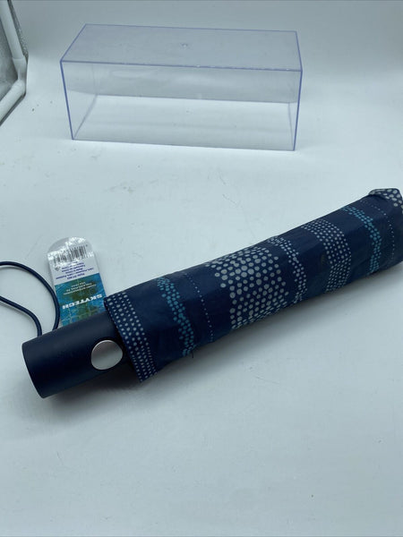 Navy Grey SkyTech FOLDING UMBRELLA RT-852 RAINTECH Automatic Mini
