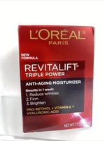 L'Oreal Revitalift Triple Power Deep-Acting Moisturizer Wrinkles Firm ￼1.7oz