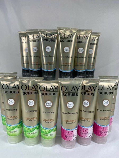 Olay Scrubs YOU CHOOSE Hydrating Detoxifying Pore Perfecting Exfoliating 4.2oz