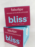 (2) Bliss Fabulips Sugar Lip Scrub & Polish Sugar Cookie Cocoa Butter￼ 0.5 oz