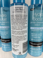 (6) Neutrogena Hydro Boost Gentle Cleansing Lotion Hyaluronic￼ Fragranc-Free 5oz